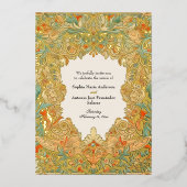 Intricate Motif & Filigree Verzauberung, Folieneinladung (Vorderseite)