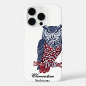 Intricate Owl Woods Carving Case-Mate iPhone Hülle (Rückseite)