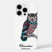 Intricate Owl Woods Carving Case-Mate iPhone Hülle (Rückseite)