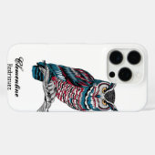 Intricate Owl Woods Carving Case-Mate iPhone Hülle (Rückseite (Horizontal))
