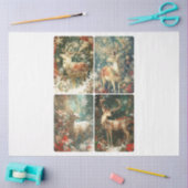 Intricate Rentier 4 Square Seidenpapier (Basteln)