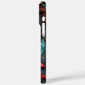 Intricate Schifffahrt durch turbulente Gewässer Case-Mate iPhone Hülle (Rückseite / Links)