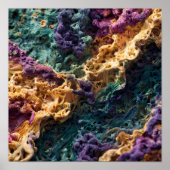 Intricate Seamless Detail: Micro-Graphic Density Poster (Vorne)