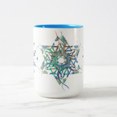 Intricate Star von David Brush-Pen Art Tasse (Mittel)