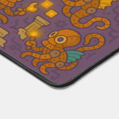 Intricate Steampunk Octopus Industrial Creator Schreibtischunterlage (Ecke)