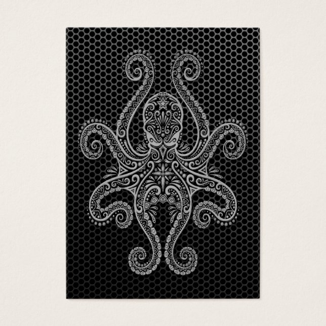 Intricate Steel Mesh Octopus (Vorderseite)
