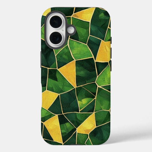 Intricate Turtle Muschel Mosaik Phone Case (Rückseite)