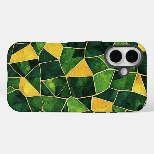 Intricate Turtle Muschel Mosaik Phone Case (Rückseite (Horizontal))