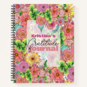 Intricate Vibrant Artistic Hand gezeichnet Florals Notizblock (Vorderseite)