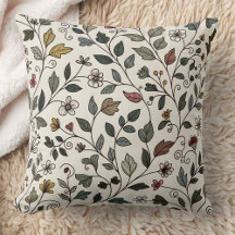 Intricate Whimsical Floral Garden