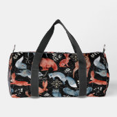  Intricate woodland animals pattern Duffle Bag (Rückseite)