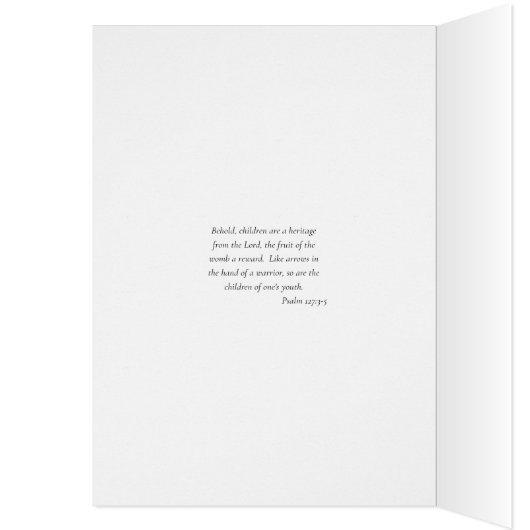 Intricated Gold Frame katholische Glückwünsche Bab (Innen (Links))