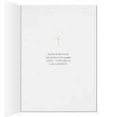 Intricated Gold Frame katholische Glückwünsche Bab (Innen (Rechts))