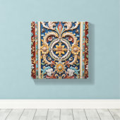 Intricately Carved Frieze Leinwanddruck (Insitu (Holzboden))