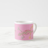 Intricately Detailed Gecko Espresso Mug Espressotasse (Vorderseite Rechts)