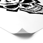 Intricates Celtic-Knotenmuster-Totenkopf-Poster - Poster (Ecke)