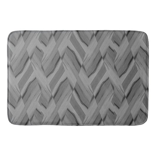 Intriccio Holzkohle-Muster Bath Mat Badematte (Vorderseite)
