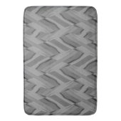 Intriccio Holzkohle-Muster Bath Mat Badematte (Vorderseite Vertikal)