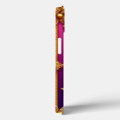 Intricentierte Goldene Blume Art Case-Mate iPhone Hülle (Rückseite / Rechts)
