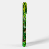 Intricentierte grüne Texturen Case-Mate iPhone Hülle (Rückseite / Rechts)