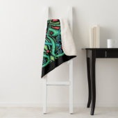 Intricentierte keltische Knot Design Red Dragon He Sherpadecke (Beispiel)