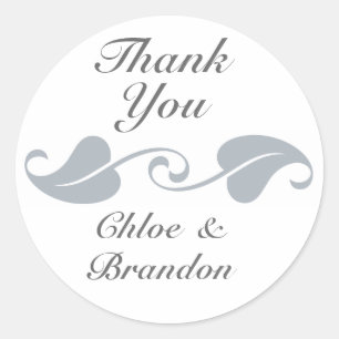 Intricentierte Reben Danke, dass Sie Aufkleber