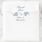 Intricentierte Reben Danke, dass Sie Aufkleber (Tasche)