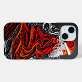 Intricentierte Santa Paper Cut Case-Mate iPhone Hülle (Rückseite (Horizontal))