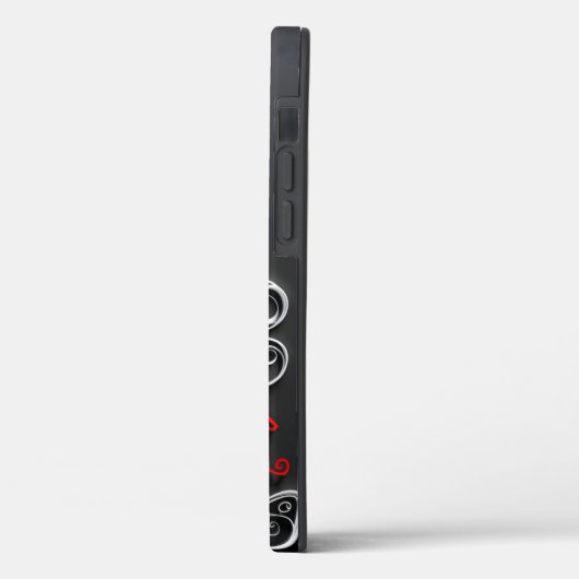 Intricentierte Santa Paper Cut Case-Mate iPhone Hülle (Rückseite / Links)