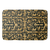 Intricentiertes goldenes Ziermuster Badematte (Vorderseite)