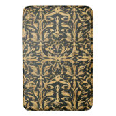Intricentiertes goldenes Ziermuster Badematte (Vorderseite Vertikal)
