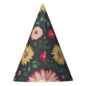 Intricentiertes personalisiertes Party Partyhütchen (Rückseite)