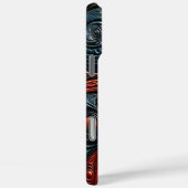 Intricentive Alien Design in dynamischen kosmische Case-Mate iPhone Hülle (Rückseite / Rechts)