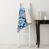 Intricentive Blue Snowflake Design Sherpadecke (Beispiel)