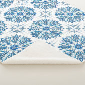 Intricentive Blue Snowflake Design Sherpadecke (3/4)