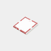 Intricierte Lieben - Rot - Post it Post-it Klebezettel (angewinkelt)