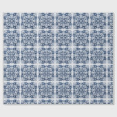 Intricses Snowflake-Muster Geschenkpapier (Flach)
