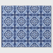 Intricses Snowflake-Muster Geschenkpapier (Flach)