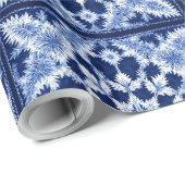 Intricses Snowflake-Muster Geschenkpapier (Rolleneckpunkt)