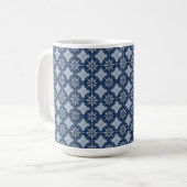 Intricses Snowflake-Muster Kaffeetasse (Vorderseite Links)