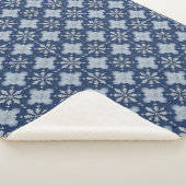 Intricses Snowflake-Muster Sherpadecke (3/4)