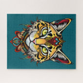 Intricsive Stamm Wildcat mit farbenfrohen Pat Puzzle (Horizontal)