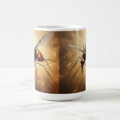 Intrictive Flügel: Das Moskito Fraktal Art Kaffeetasse (Mittel)