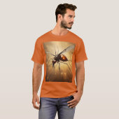 Intrictive Flügel: Das Moskito Fraktal Art T-Shirt (Vorne ganz)