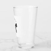Intrigantes Boho-Mandala-Schmetterling-Schwarz-Wei Glas (Links)