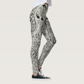 Intrigantes keltisches Baum-des-Lebens-Knotwork-De Leggings (Rechts)