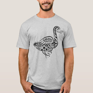 Intrigantes, verziertes Mandala-Enten-Design T-Shirt