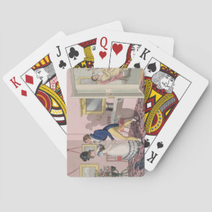 Intrige, Platte 10 von "Die notwendige Qualificati Spielkarten