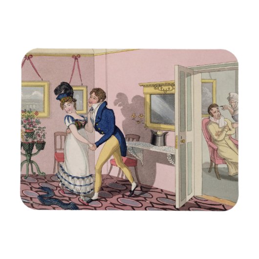 Intrige, Platte 10 von "Die notwendige Qualifikati Magnet (Horizontal)