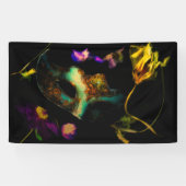 Intrigen mit einem venezianischen Maskenbanner Banner (Horizontal)